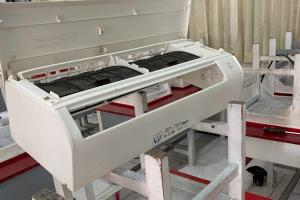 Cuci AC di SMK Telkom Malang